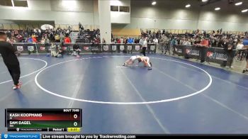 82 lbs Quarterfinal - Kash Koopmans, IA vs Sam Dagel, MN