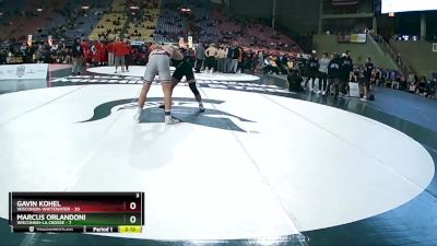 184 lbs Quarters & 1st Wb (16 Team) - Marcus Orlandoni, Wisconsin-La Crosse vs Gavin Kohel, Wisconsin-Whitewater