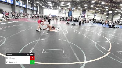 160 lbs Consolation - Billy Tyler, VA vs Kalias Nazario, FL