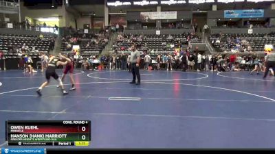 105 lbs Cons. Round 4 - Hanson (hank) Marriott, Greater Heights Wrestling-AAA vs Owen Kuehl, Pinnacle