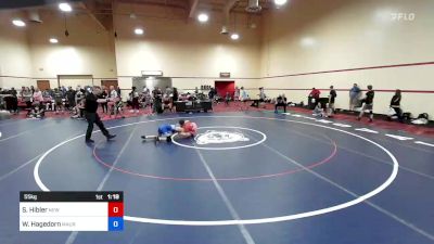 55 kg Cons 32 #2 - Seach Hibler, New Jersey vs Walter Hagedorn, Maurer Coughlin Wrestling Club