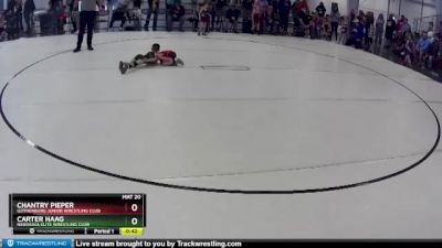 5 lbs Quarterfinal - Carter Haag, Nebraska Elite Wrestling Club vs Chantry Pieper, Gothenburg Junior Wrestling Club