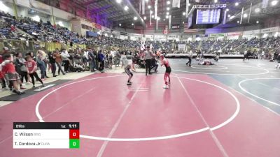 81 lbs Quarterfinal - Caleb Wilson, Brighton Wrestling Club vs Tony Cordova Jr, Duran Elite