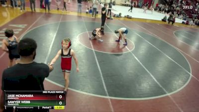 84 lbs 3rd Place Match - Jase McNamara, Minnesota vs Sawyer Webb, Minnesota