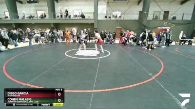 160 lbs Quarterfinal - Diego Garcia, Washington vs Cohen Malasig, Askeo International Mat Club