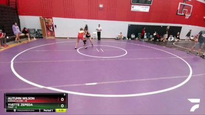 114 lbs Finals (2 Team) - Autumn Wilson, Kansas Silver vs Yvette Zepeda, TMNT