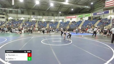 86 lbs Consi Of 4 - Kolson Thurmon, High Kaliber vs Wynston Rollins, Top Notch WC