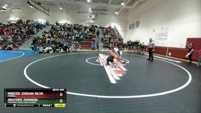 170 lbs Champ. Round 2 - Drayden Johnson, Thunder Basin High School vs Merced Jordan-Silva, Powell