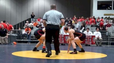 141 lbs quarter-finals Ridge Kiley Nebraska vs. Michael Mangrum Oregon State