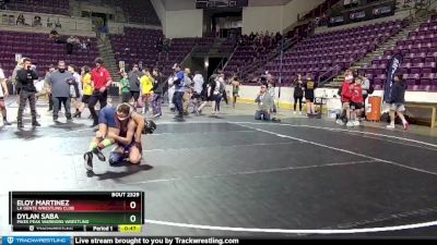 102 lbs 3rd Place Match - Eloy Martinez, La Gente Wrestling Club vs Dylan Saba, Pikes Peak Warriors Wrestling