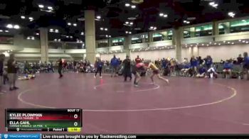 120 lbs Semis & Wb (16 Team) - Ella Gahl, Charlie`s Angels- GA Pink vs Kylee Plowman, Nebraska Tsunami