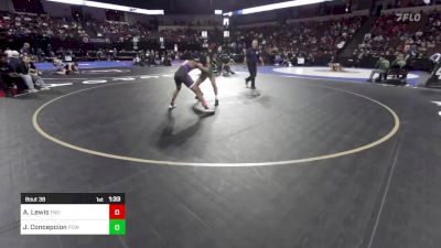 132 lbs Round Of 64 - Ahmaad Lewis, Franklin (Elk Grove) (SJ) vs Jalen Concepcion, Poway (SD)