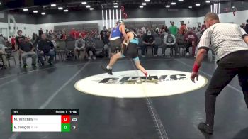 95 lbs Quarterfinals (8 Team) - Brayden Tougas, Olympia (NY) vs Mason Whitney, Mat Assassins (PA)