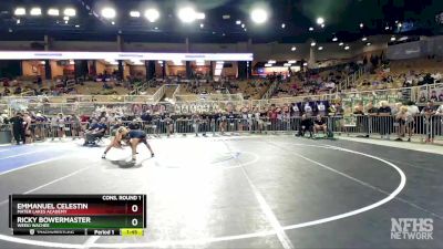 1A 145 lbs Cons. Round 1 - Emmanuel Celestin, Mater Lakes Academy vs Ricky Bowermaster, Weeki Wachee