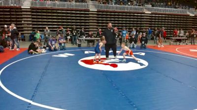 49 lbs Cons. Round 4 - Trae Campos, Green River Grapplers vs Daxton Smith, Glenrock Wrestling Club