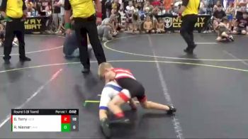 50 lbs Round 5 (8 Team) - Ronan Niemer, Untouchables White vs Greyson Terry, Nebraska Elite