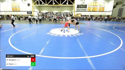 157E lbs Rr Rnd 1 - Benny Rodgers, Cornell vs Anthony Micci, F&m