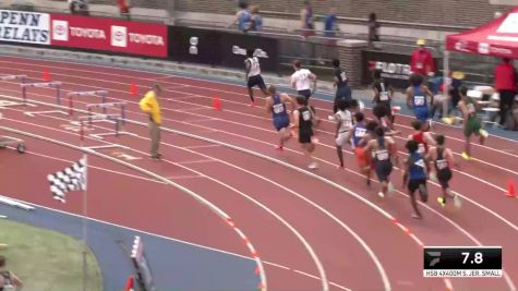 High School Boys' 4x400m Relay Event 187 - South Jersey Small, Prelims