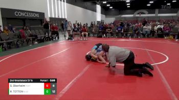 90 lbs 2nd Wrestleback (8 Team) - Ryan TOTTEN, Elite Ath Club DZ (IN) vs Gabe Oberheim, Team Gotcha (IL)