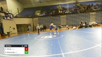 184 lbs 5th Place - Kalen Meyer, South Dakota State vs Shane McConville, Jackrabbit Wrestling Club