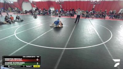 160 lbs Cons. Round 5 - Xander Kuokkanen, Askren Wrestling Academy vs Winston Reichle, Askren Wrestling Academy