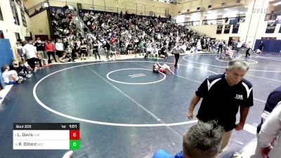 114 lbs Round Of 16 - Liam Davis, Lake Highland Prep vs Reef Dillard, Bethlehem Catholic