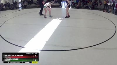 108 lbs Round 3 - Mollie Corkle, Nebraska vs Brooklyn Ruskamp, Nebraska