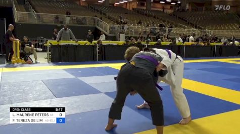 LYNDSIE MAURENE PETERSON vs FERNANDA TEREZA DE LIMA 2024 Pan Jiu Jitsu IBJJF Championship