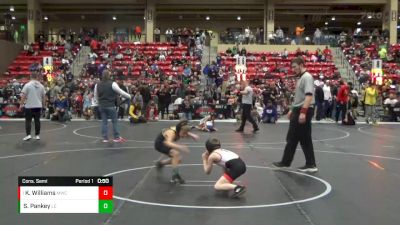 61 lbs Cons. Semi - Kane Williams, Maize Wrestling Club vs Sawyer Pankey, Lawrence Elite