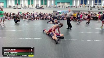 120 lbs Round 1 (4 Team) - Hunter Wade, Bronco Elite WC vs Bruce Mesango, Beebe Trained Silver