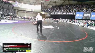 1A 220 lbs Champ. Round 1 - Jesse Cervantes, Montesano vs Bryan Juarez-Lopez, Omak