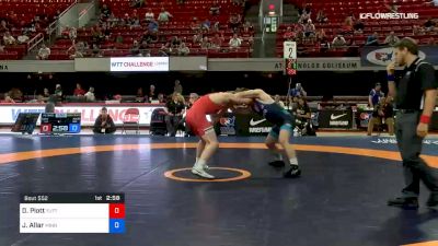 79 kg Semifinal - Dustin Plott, Tuttle Wrestling Club vs Jake Allar, Minnesota Regional Training Center