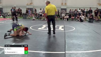 85-J lbs Quarterfinal - Sullivan Bond, WV vs Edward Encarnacion, MD