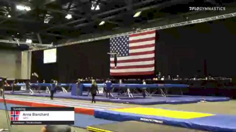 Anna Blanchard - Tumbling, WCC - 2021 USA Gymnastics Championships