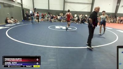 157 lbs Cons. Round 4 - Tennyson Kurtz, All-Phase Wrestling Club vs Xariel Soto, Mat Demon Wrestling Club