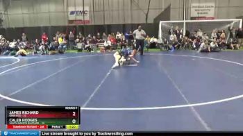130 lbs Round 1 (6 Team) - Caleb Hodges, South Dakota Blizzard vs James Richard, Iowa Red