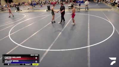 160 lbs Cons. Round 2 - Carter Williams, Minnesota vs William Simon, Minnesota