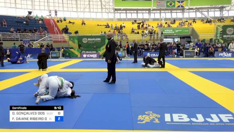 DANIELE GONÇALVES DOS SANTOS vs FRANCISCA DAIANE RIBEIRO DA SILV 2024 Brasileiro Jiu-Jitsu IBJJF