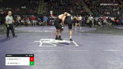 285 lbs Prelims - Jack Delgarbino, Princeton vs Andrew Gunning, North Carolina