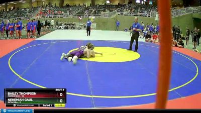 128 lbs Round 2 (4 Team) - Nehemiah Gaul, Estacada vs Bailey Thompson, Marshfield