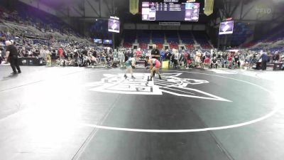 100 lbs Rnd Of 16 - Gabriel Rosales, Idaho vs Gunner Samora, New Mexico