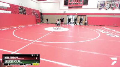 72 lbs Round 3 - Abel Estrada, Victory Wrestling-Central WA vs Houston Jaimez, Prosser Wrestling Academy