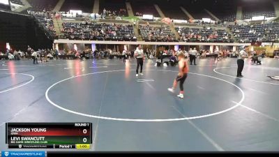 93 lbs Round 1 - Jackson Young, Iowa vs Levi Swancutt, Big Game Wrestling Club