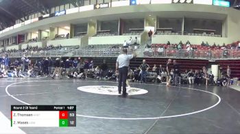113 lbs Round 2 (8 Team) - Zach Masek, Lincoln Southwest vs Zane Thomsen, Hastings