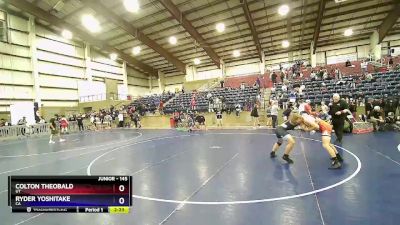 145 lbs Cons. Semi - Colton Theobald, UT vs Ryder Yoshitake, CA