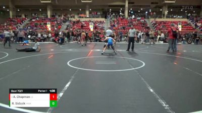 95 lbs Cons. Round 3 - Andrew Chapman, Lawrence Elite vs Rylan Sidzyik, MWC Wrestling Academy