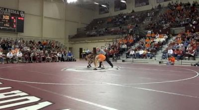 141 lbs match Kendrick Maple OU vs. Julian Feikert OSU