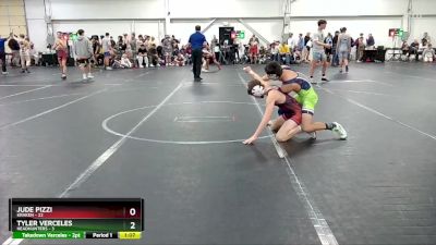 92 lbs Round 6 (8 Team) - Jude Pizzi, Kraken vs Tyler Verceles, Headhunters