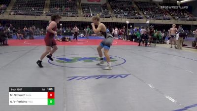 171 lbs Quarterfinal - Max Schmidt, Pasadena vs Adam Veismanis-Perkins, Fredericksburg