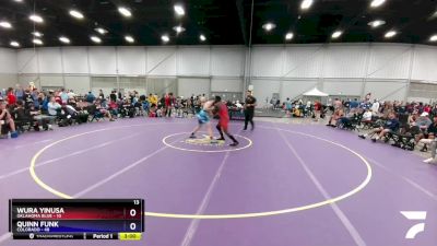 195 lbs Placement Matches (8 Team) - Wura Yinusa, Oklahoma Blue vs Quinn Funk, Colorado